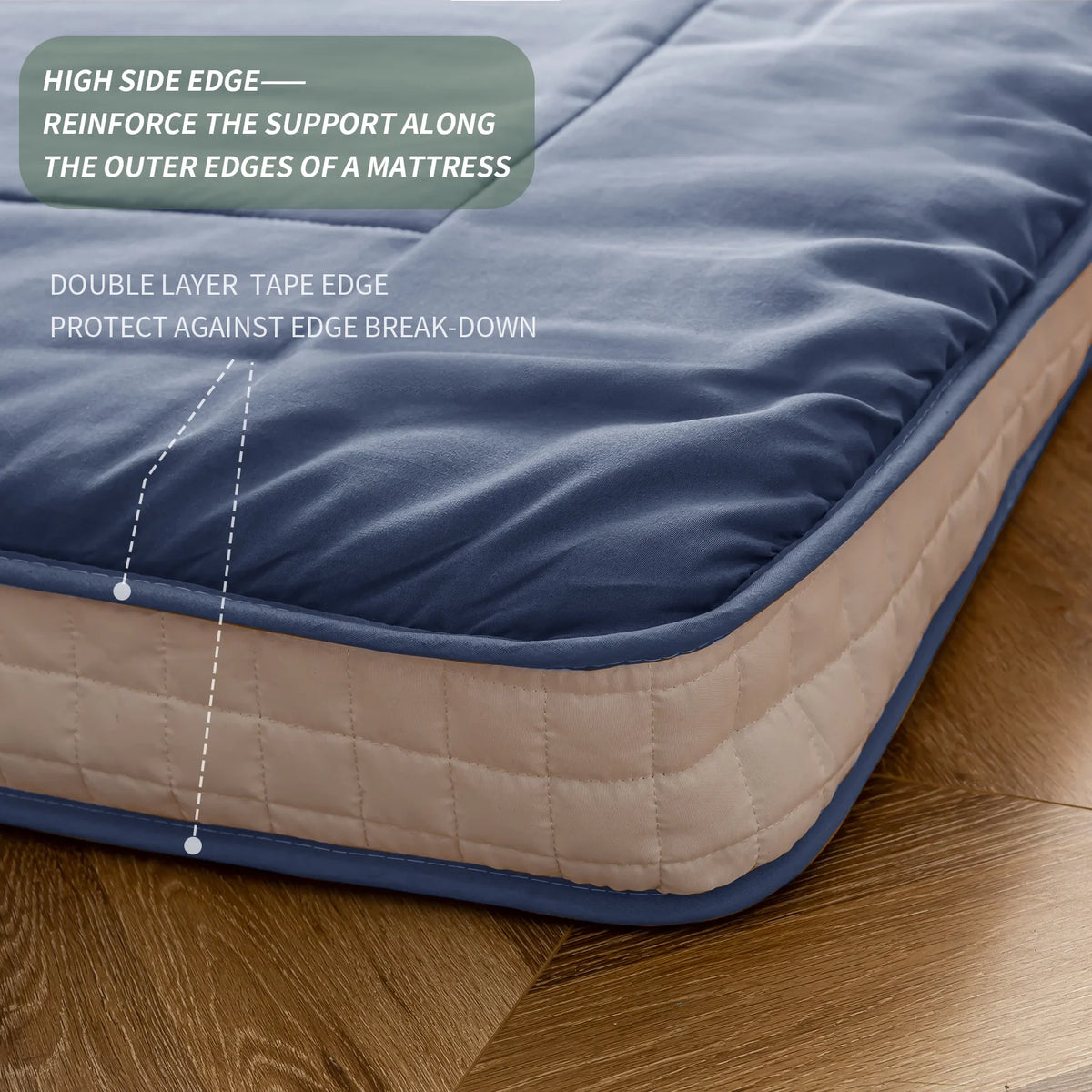 Futon Mattress, Padded Japanese Floor Mattress Quilted Bed Mattress Topper, Extra Thick Folding Sleeping Pad, Dark Grey, Twin