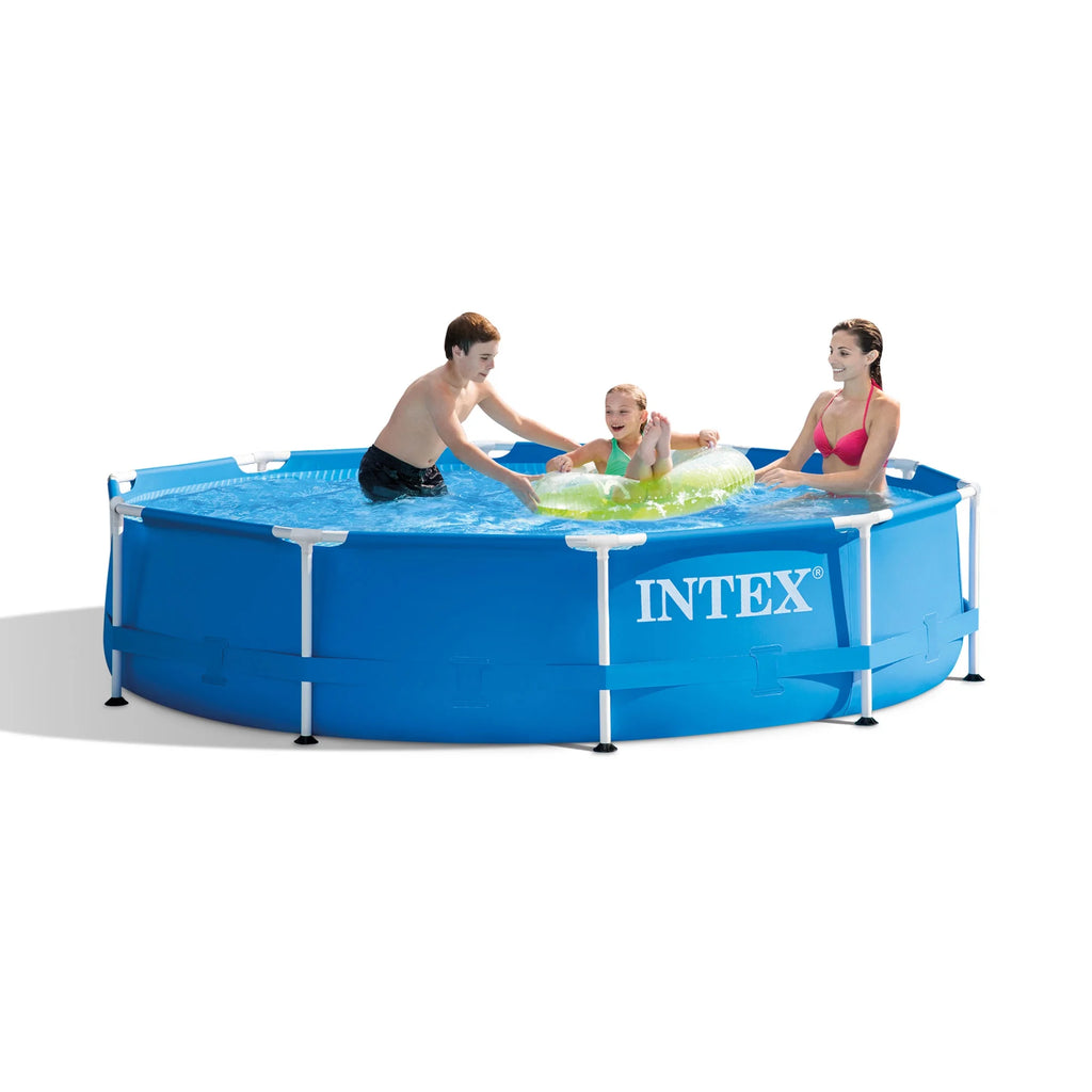 Intex Pool Kit w/ Intex 10 x 2.5-Ft Pool Set w/ Filter Pump w/  10-Ft Pool Cover