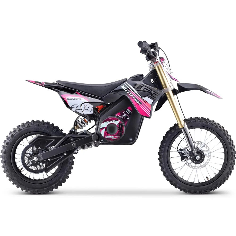 MotoTec 48v Pro Electric Dirt Bike 1800w Lithium Green