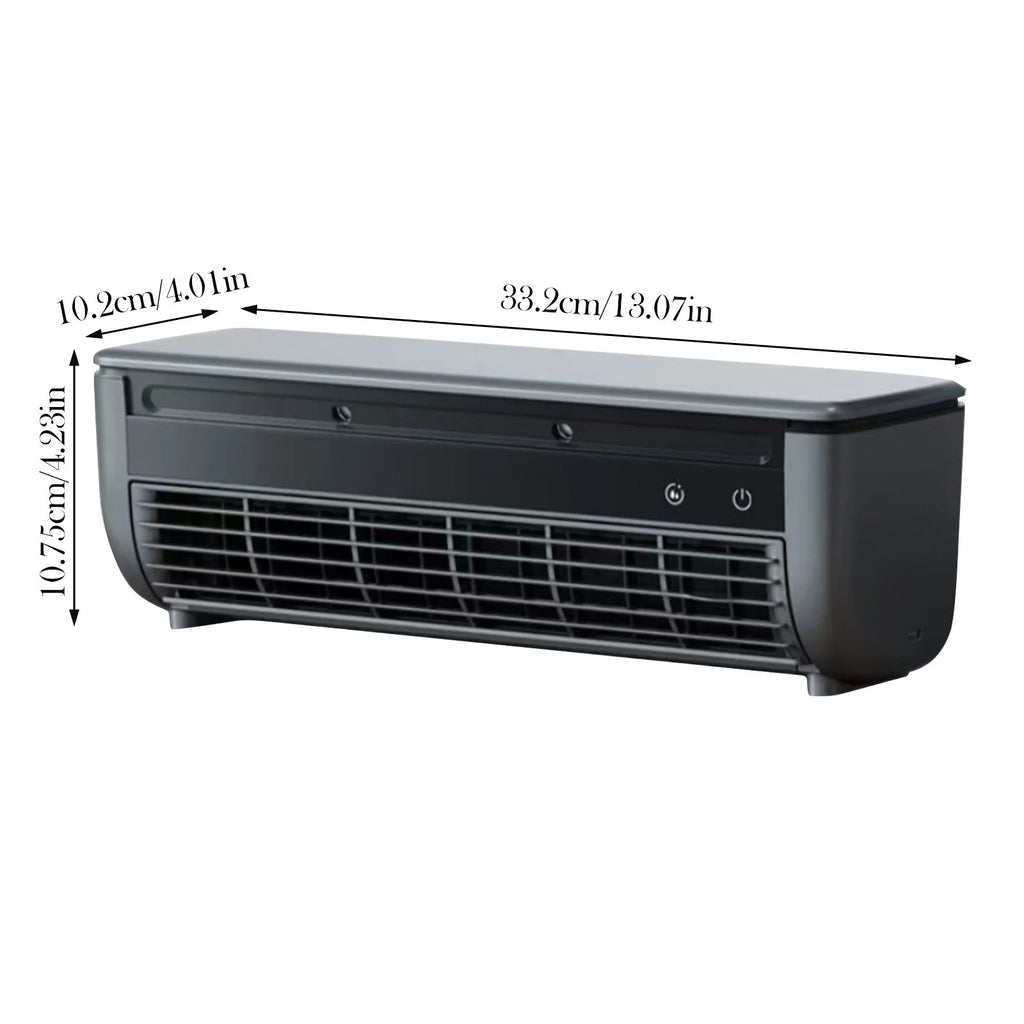 No Drilling Kitchen Wall Air Conditioner Fan Clearance, 2025 New Wireless Charging Air Conditioner, 10s Instant Cooling, Portable Wall Mounted Airs Conditioners for Kitchen Bedroom