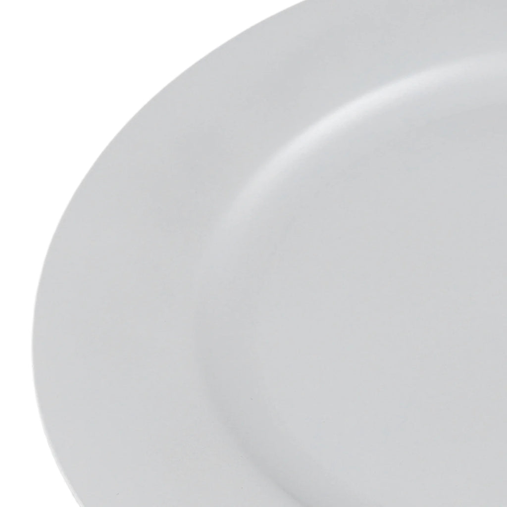 100 PCS Charger Plates Set, Round Charger Plates, Charger Plate for Wedding Party Baby Shower Silver