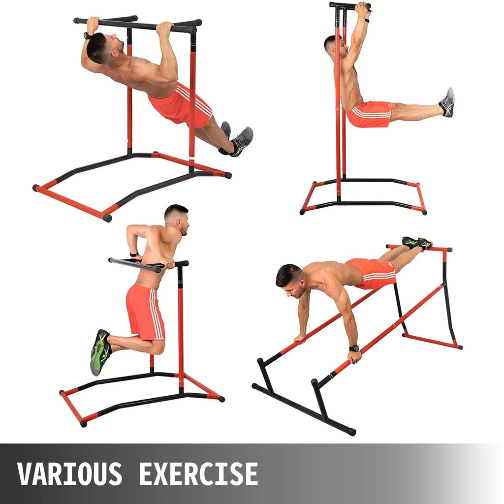 BENTISM Portable Pull Up Dip Station Power Tower Gym Bar Stretch Workout Multi Function