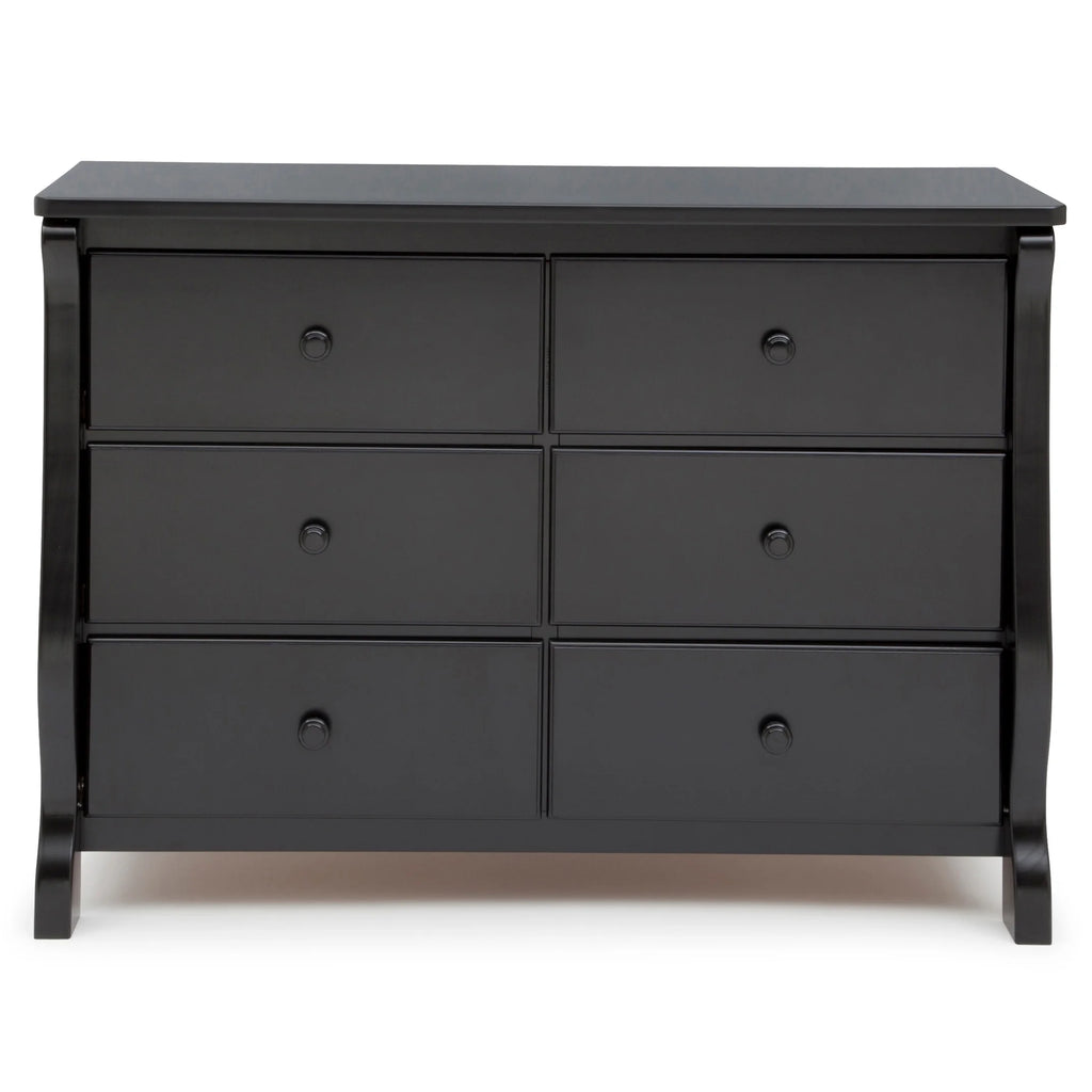Delta Children Universal 6 Drawer Dresser with Interlocking Drawers - Greenguard Gold Certified, Grey