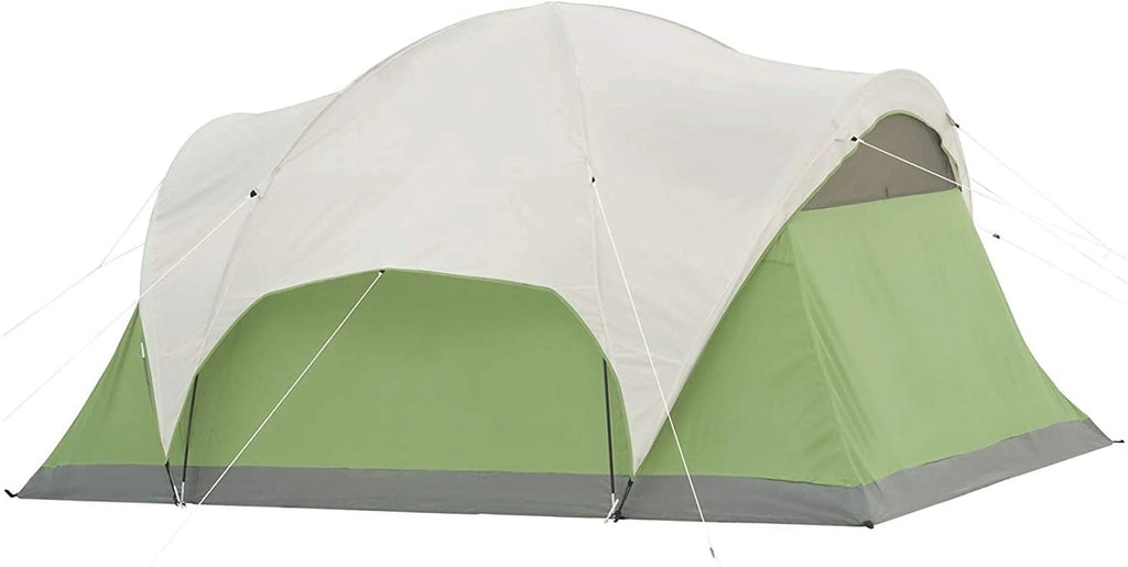 Coleman Montana Camping Tent, 6/8 Person Family Tent with Included Rainfly, Carry Bag, and Spacious Interior, Fits Multiple Queen Airbeds and Sets Up in 15 Minutes