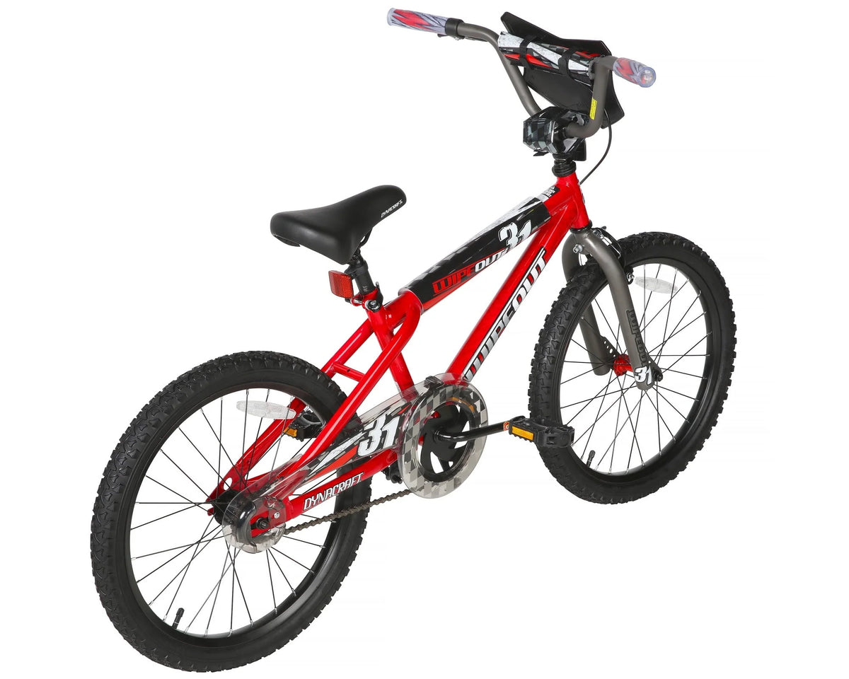 Dynacraft Wipeout 20-inch Boys Bike for Ages 6-10 Years