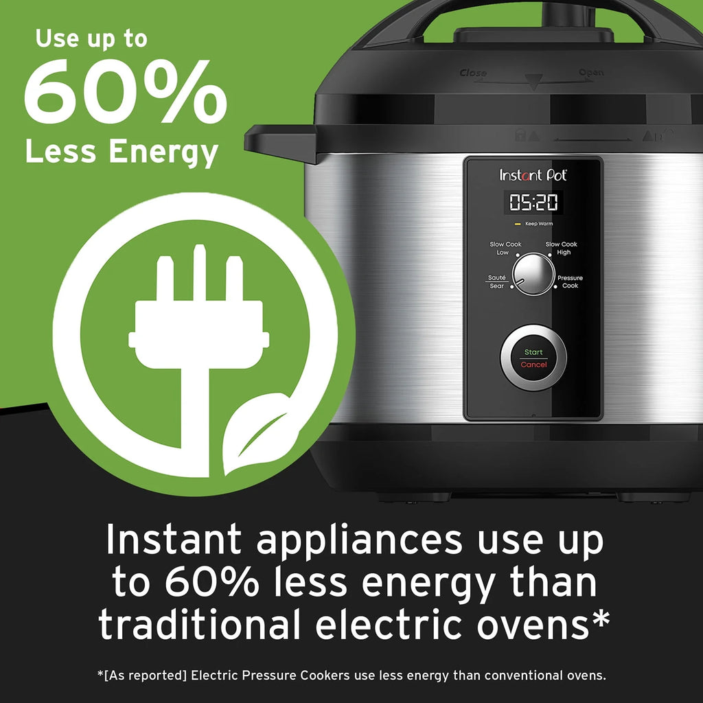 Instant Pot 6QT Easy 3-in-1 Slow Cooker, Pressure Cooker, and Saut Pot
