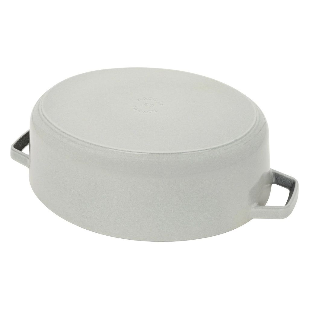 Staub Cast Iron 6.25-qt Shallow Oval Dutch Oven - Citron