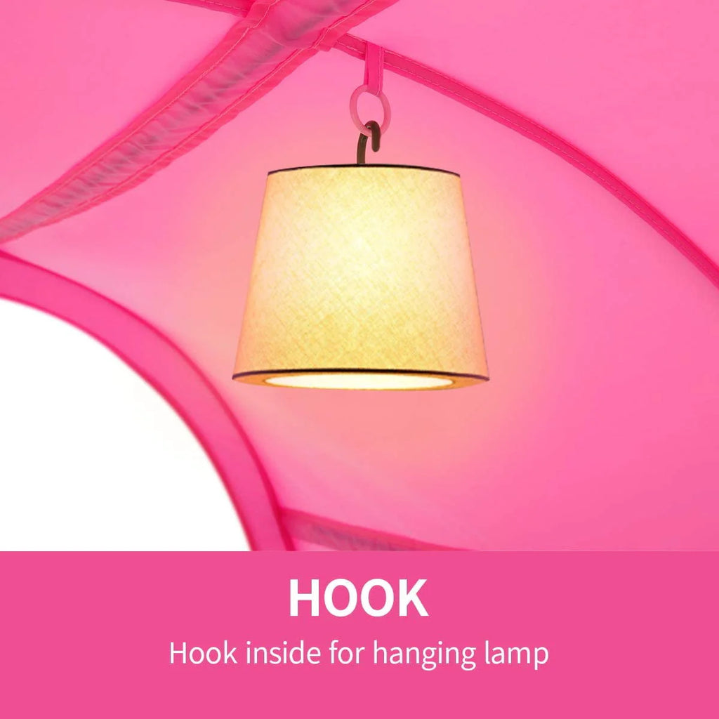 Alvantor Bed Tent Pop Up Canopy Full Pink