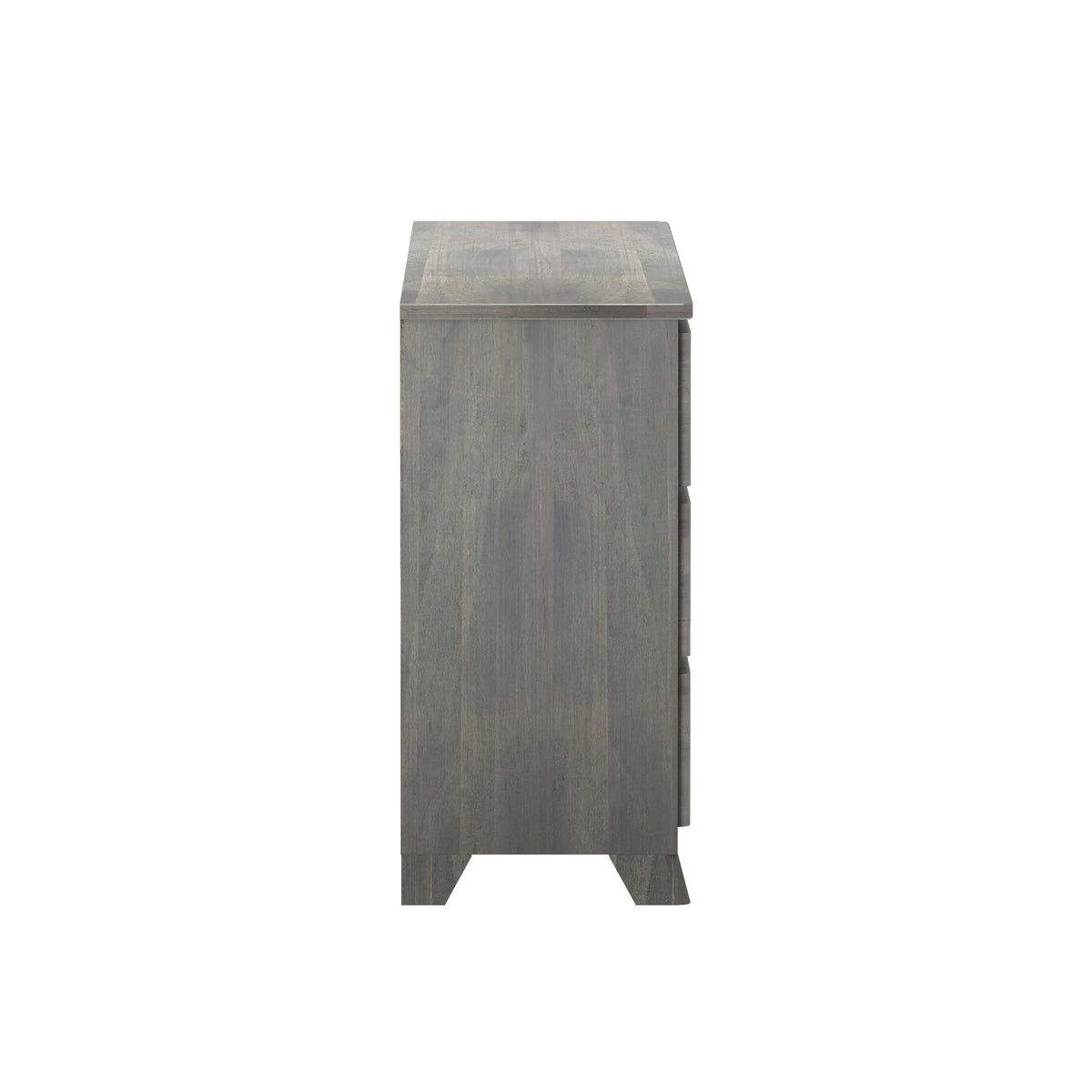 Plank+Beam Solid Wood Farmhouse 6 Drawer Dresser, Barnwood Brown