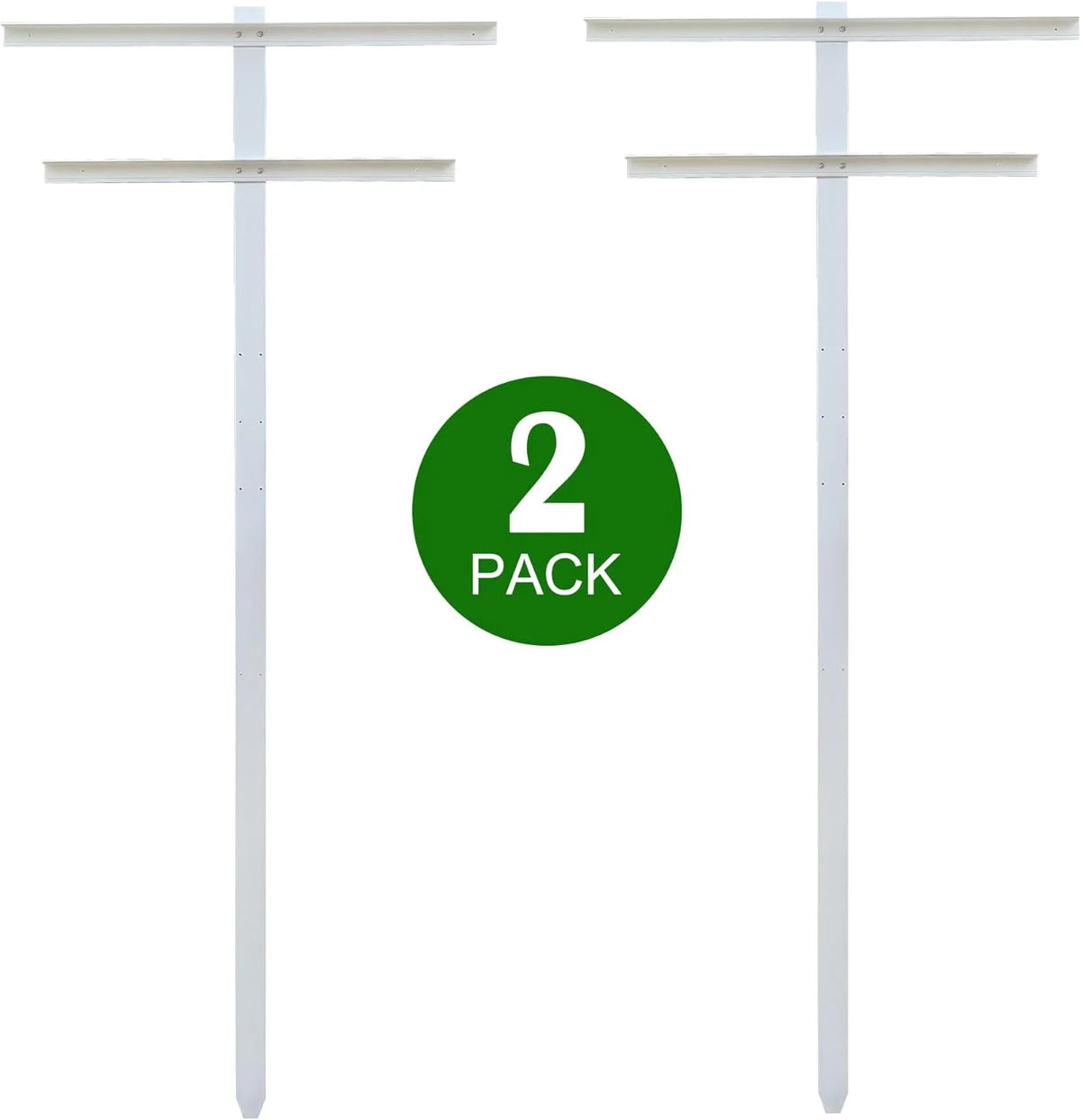 MRGARDEN 7-Feet Grape Vine Trellis, Heavy Duty 2pcs Set for Raspberry and Climbing , Outdoor Stake Vineyard Trellis, 2 Tall Trellises