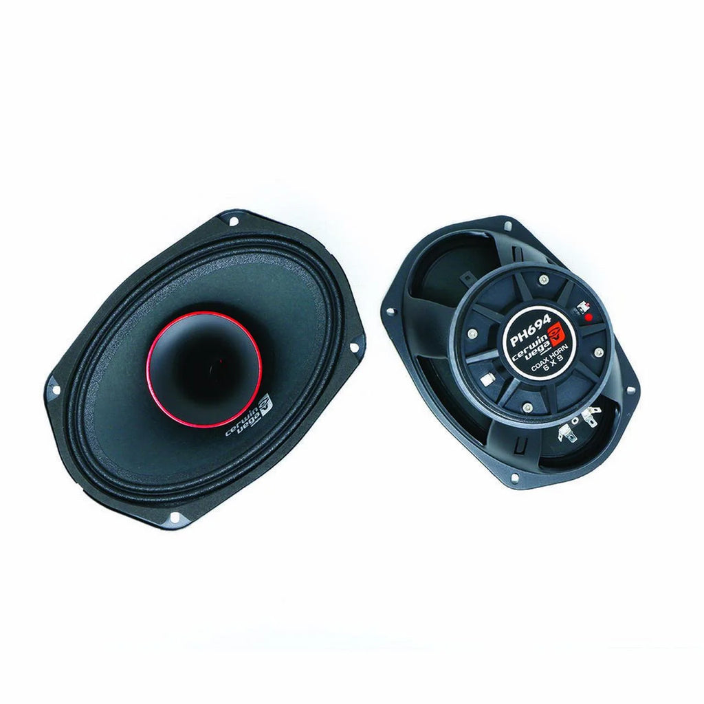 Cerwin-Vega PH694 6x9" PRO Series Full-Range Coaxial Car Speakers (2-Pairs, 4-Total) 1280W Peak
