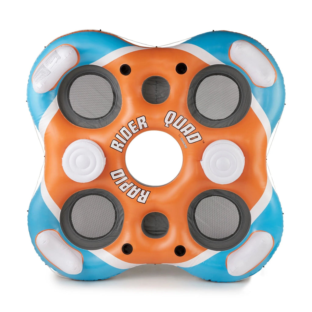Bestway CoolerZ Tropical Breeze Island Raft & Rapid Rider 4 Person Lounger