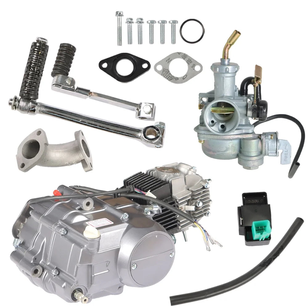 ALL-CARB 125cc 4 Stroke Engine Motor Kit Dirt Pit Bike For Honda CRF50 XR50 Z50