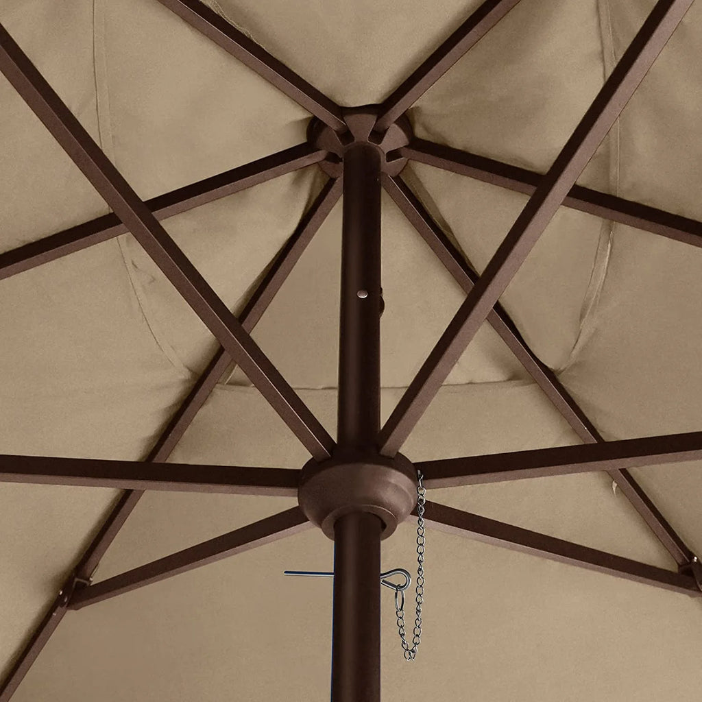 EliteShade Sunumbrella 6x6Ft Square Market Umbrella with Ventilation