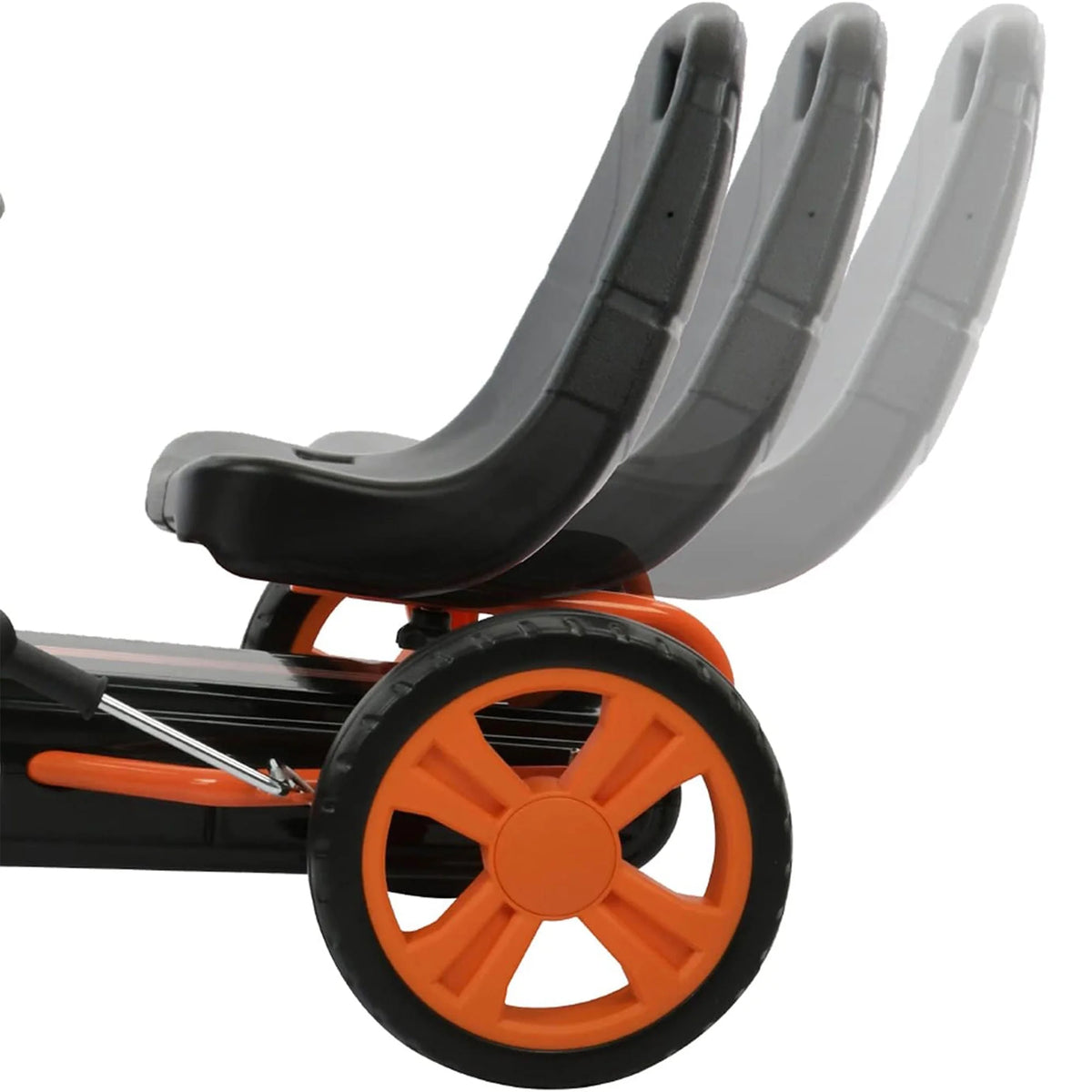 Hauck Speedster Pedal Go Kart w/ Adjustable Bucket Seat for Kids Ages 4 to 8, Fire Rescue