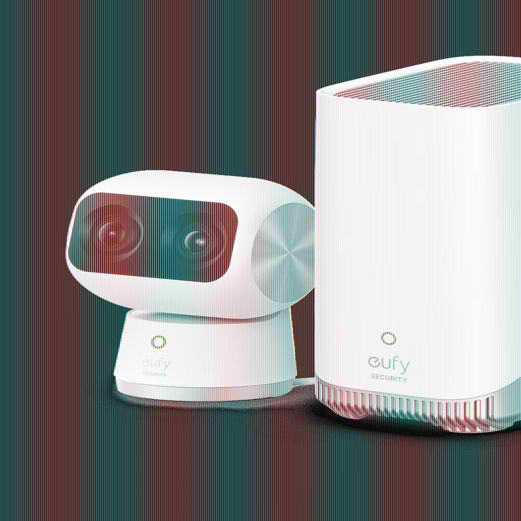 eufy Security Indoor Cam S350, Dual Cameras, 4K UHD Resolution Security Camera with 8 Zoom and 360 PTZ