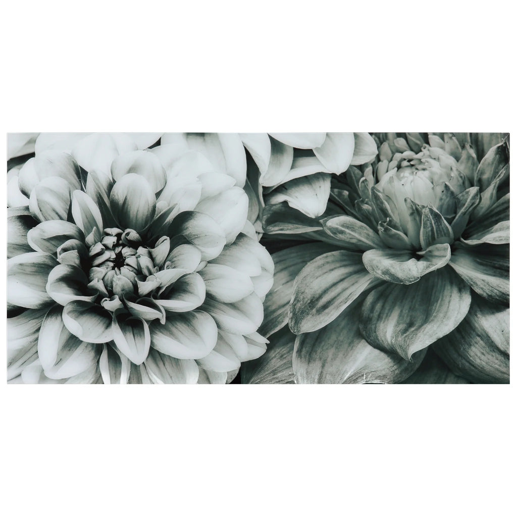 Empire Art Direct Blue Splash Frameless Free Floating Tempered Glass Panel Graphic Wall Art, 72" x 36", Ready to Hang