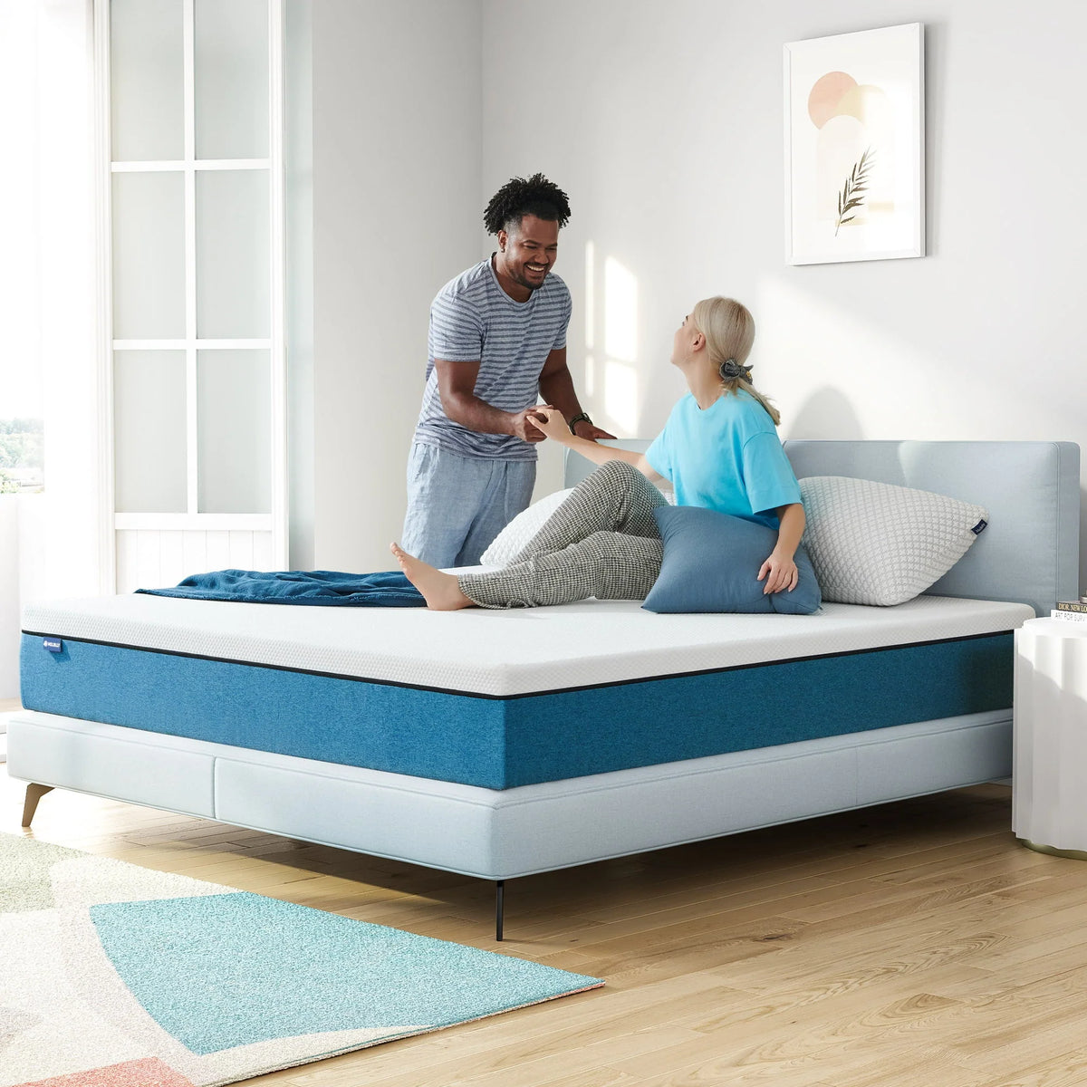 10 inch Queen Mattress, Medium Memory Foam Mattress ,Mattress in a box
