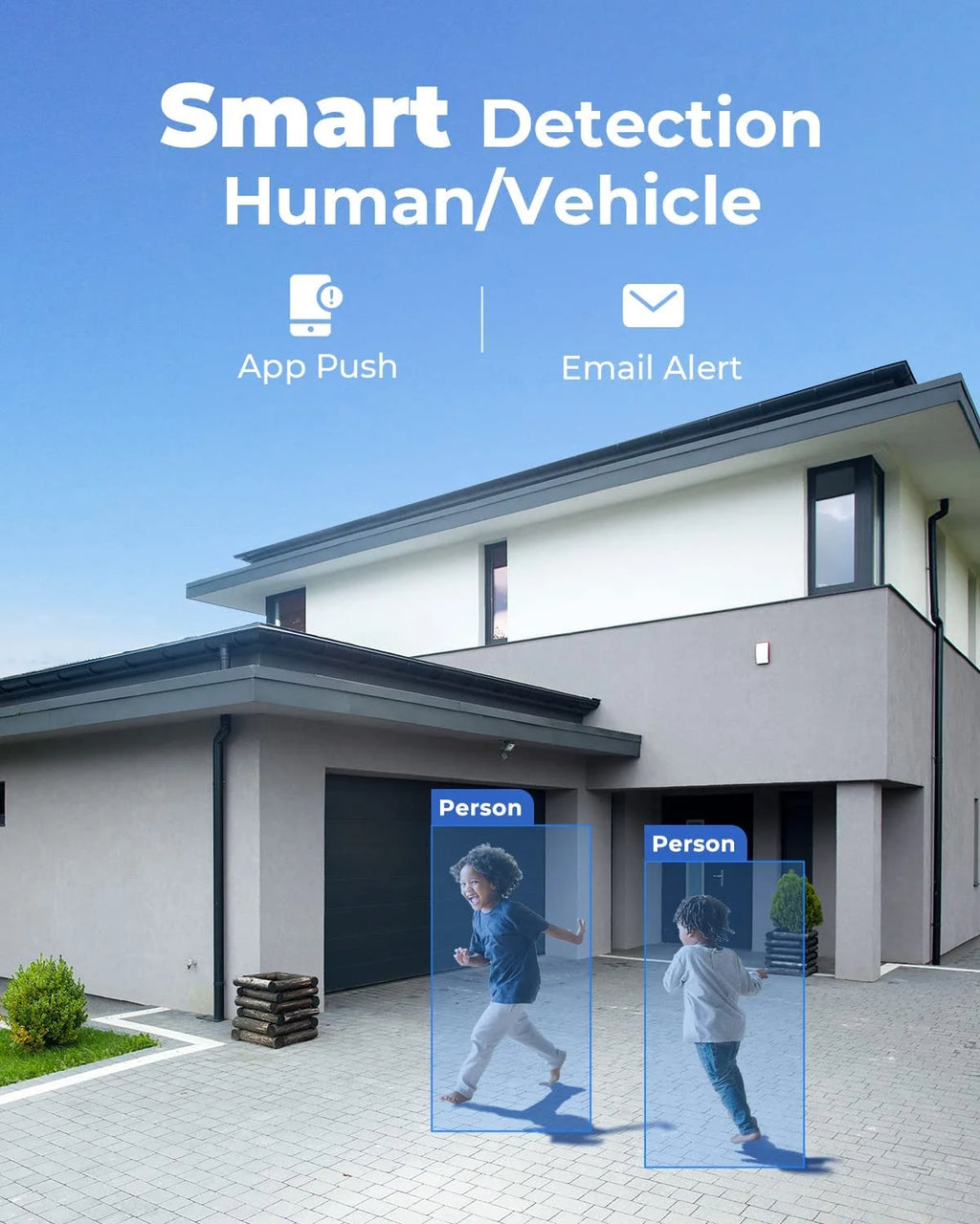 Reolink 4K 8CH Outdoor PoE Camera System,4Pcs 8MP Video Security Camera Smart Person/Vehicle Motion Detection,24/7 Recording