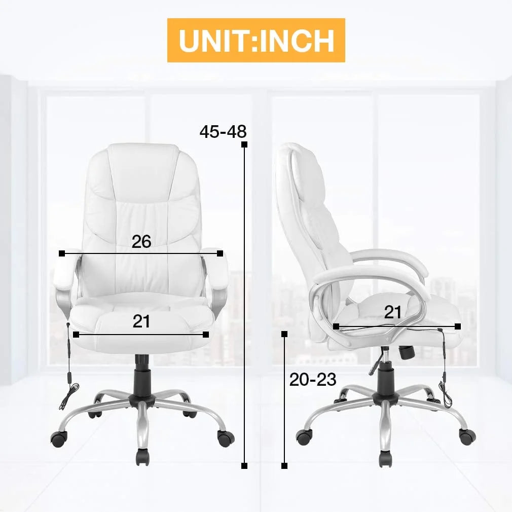 BestOffice Ergonomic Office Chair, Lumbar Support, Rolling Swivel for Women, Men(Black)