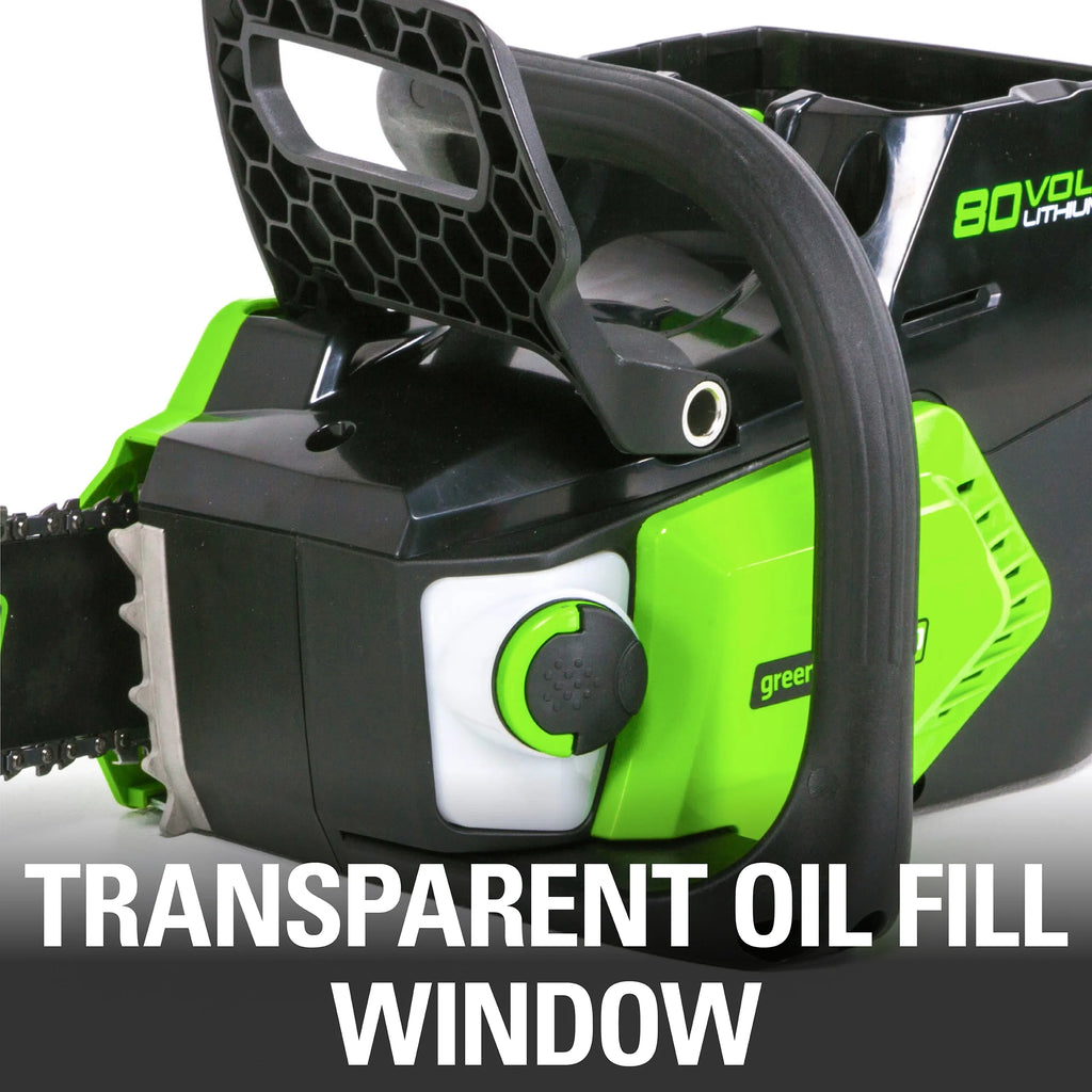 Greenworks 80V 16" Brushless Chainsaw with 2.0 Ah Battery & Charger 2004502