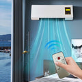 FYHALE Compact Air Conditioner, Split Ac Unit, Wall Mounted Air Conditioner, Ultra Cold Heat Conditioning Unit with Timer, 1800w Power Space Saving Air Conditioners for All Seasons Living Room Home
