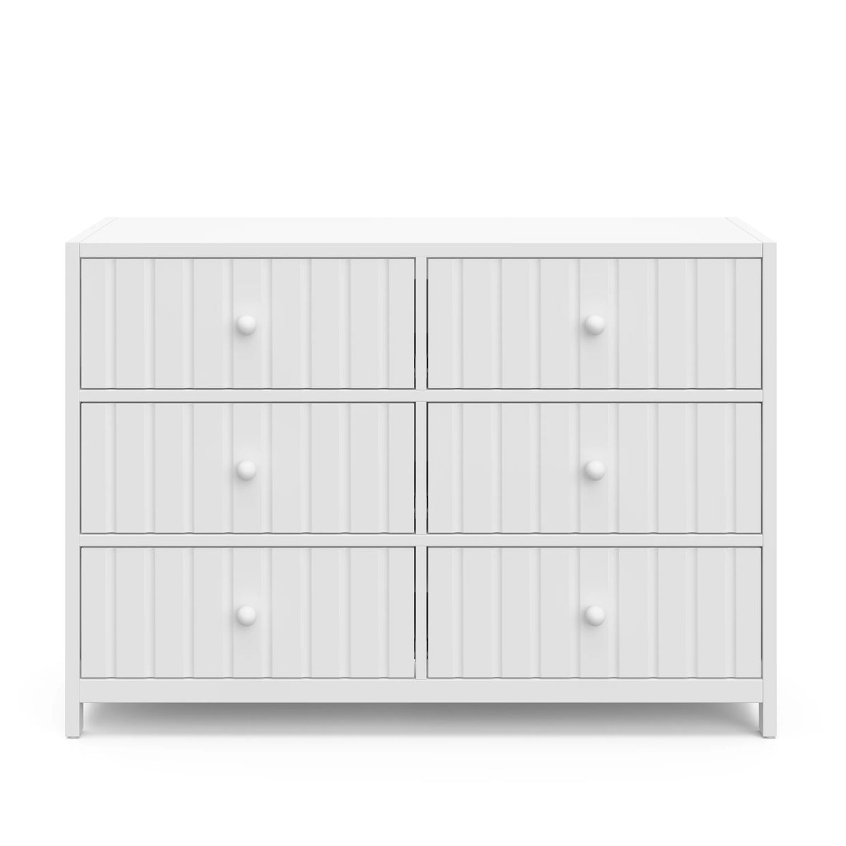 Graco Teddi 6 Drawer Nursery Double Dresser, White