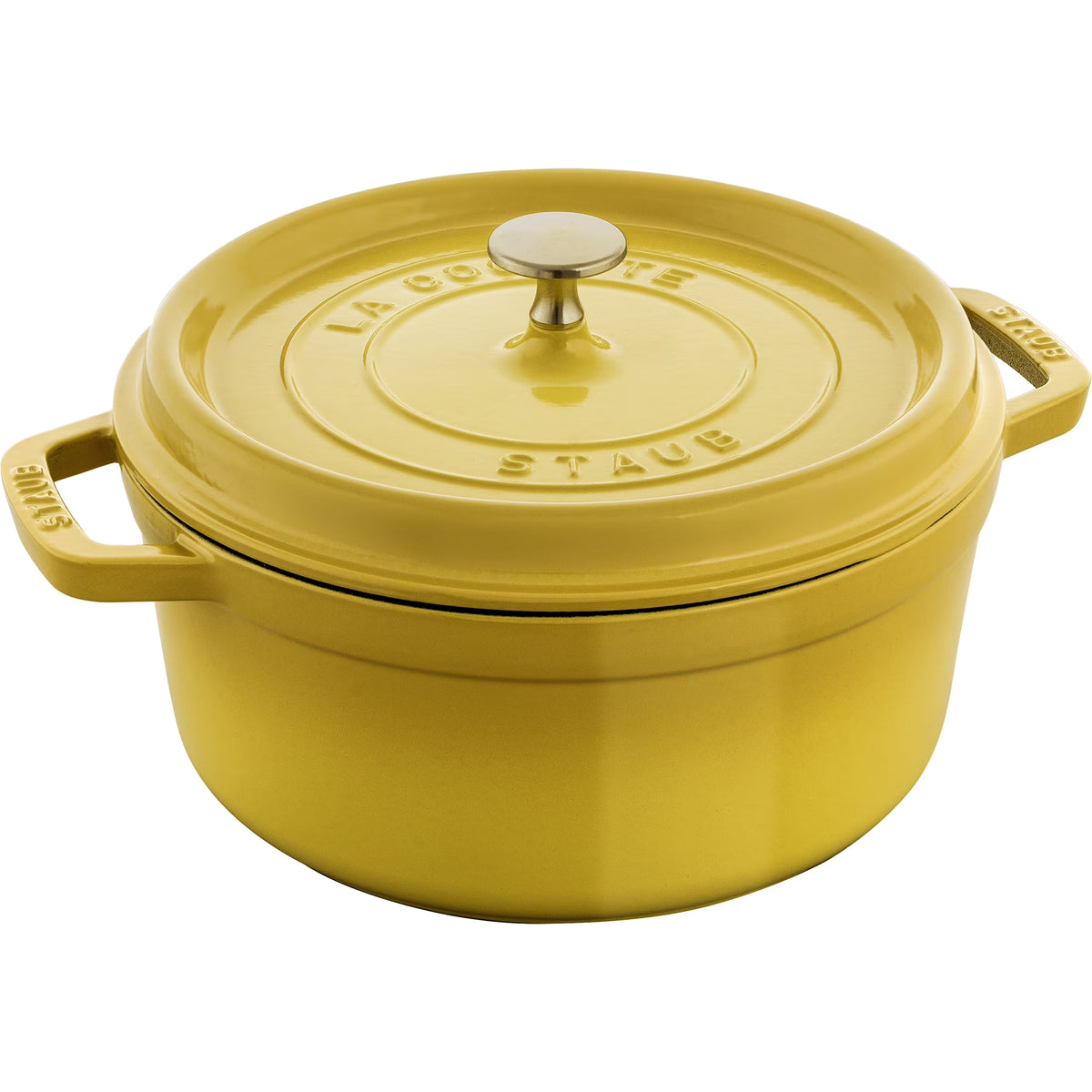 Staub Cast Iron 4-qt Round Cocotte - Matte Black