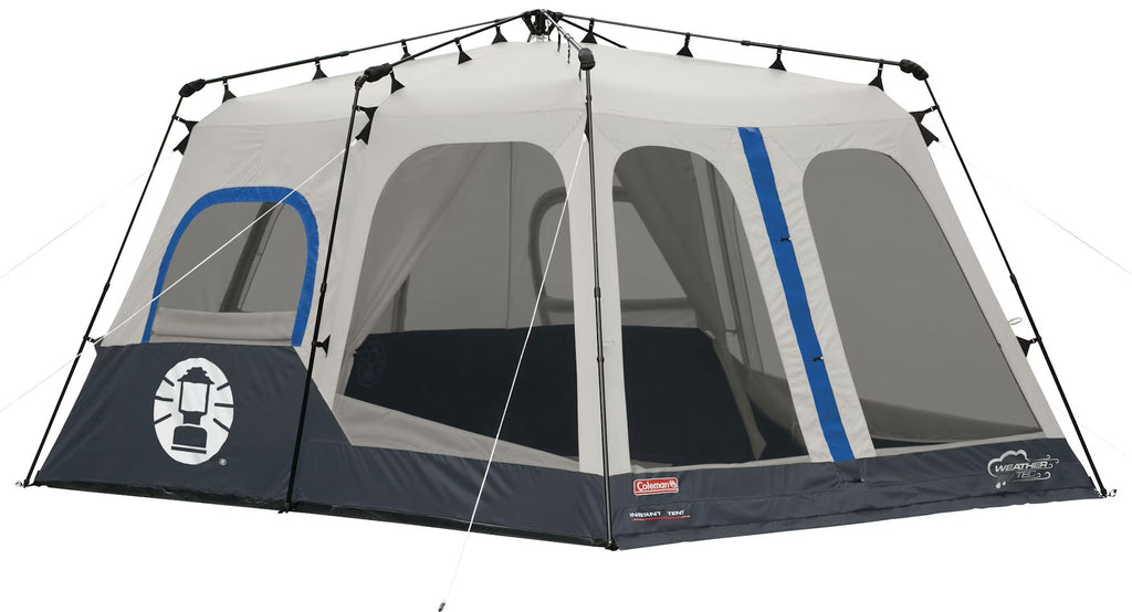Coleman 8-Person Cabin Camping Tent with Instant Setup, Blue