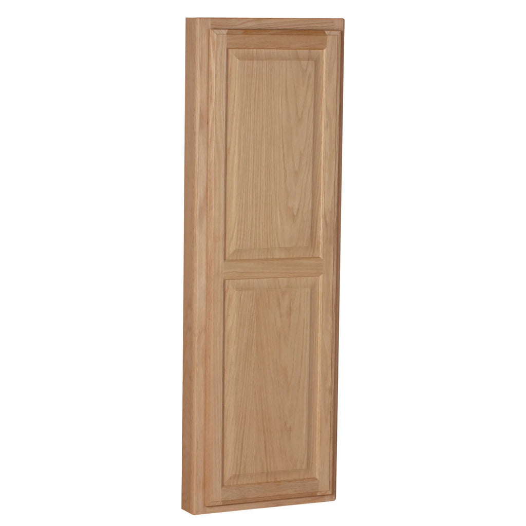 Household Essentials Ironing Board Cabinet, In-Wall Recessed Ironing Board Cabinet with Storage Shelves, White