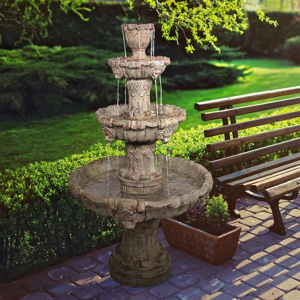 Design Toscano Medici Lion Four-Tier Fountain