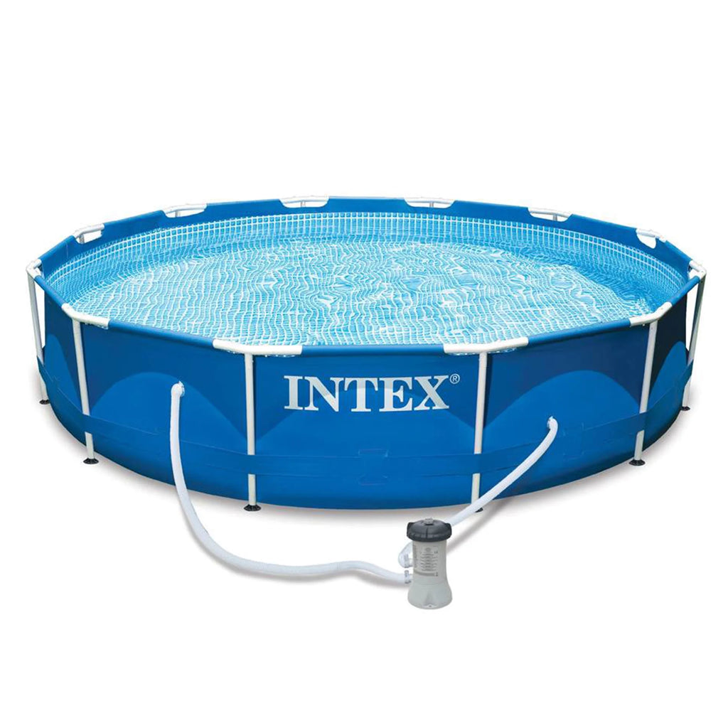 Intex Pool Kit w/ Intex 10 x 2.5-Ft Pool Set w/ Filter Pump w/  10-Ft Pool Cover