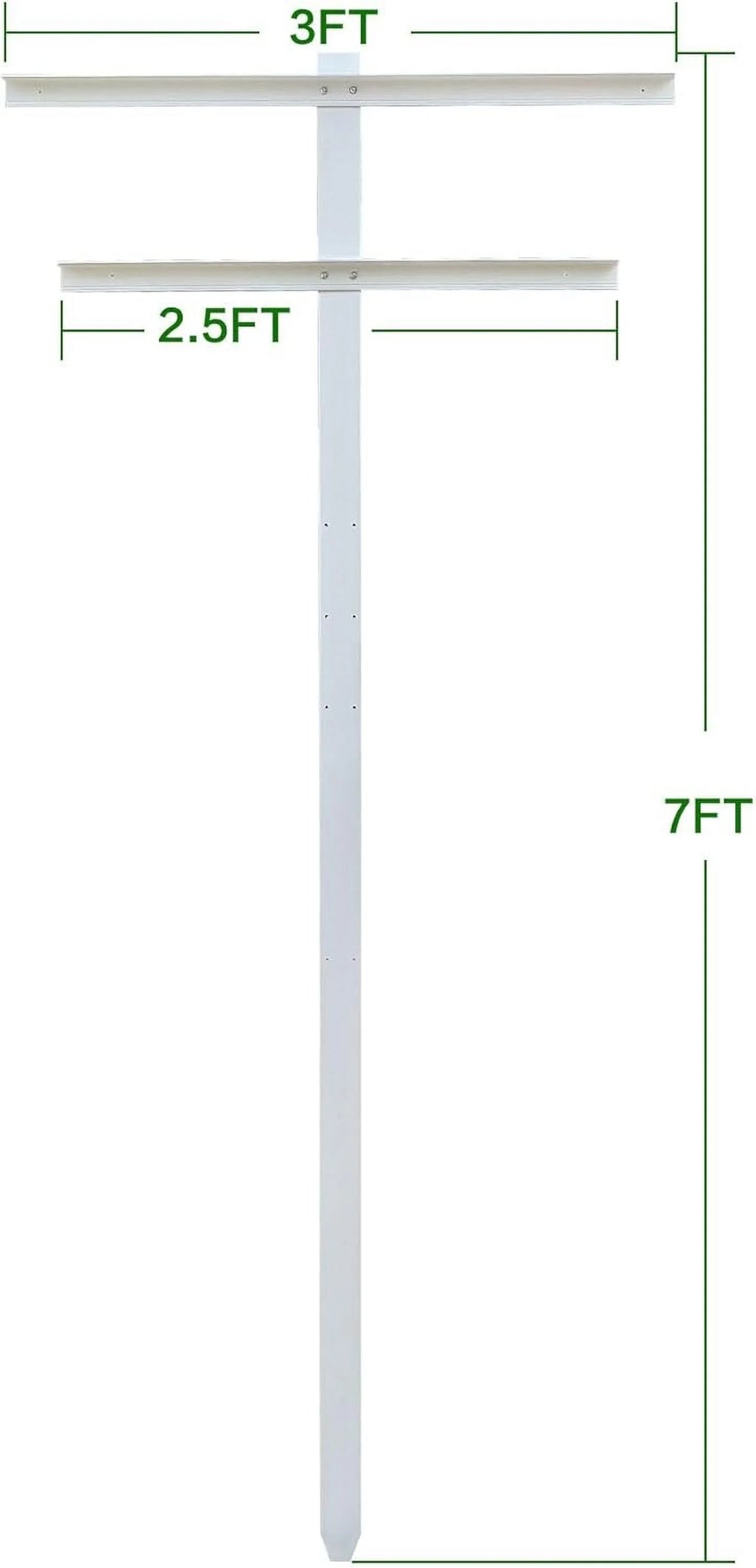 MRGARDEN 7-Feet Grape Vine Trellis, Heavy Duty 2pcs Set for Raspberry and Climbing , Outdoor Stake Vineyard Trellis, 2 Tall Trellises