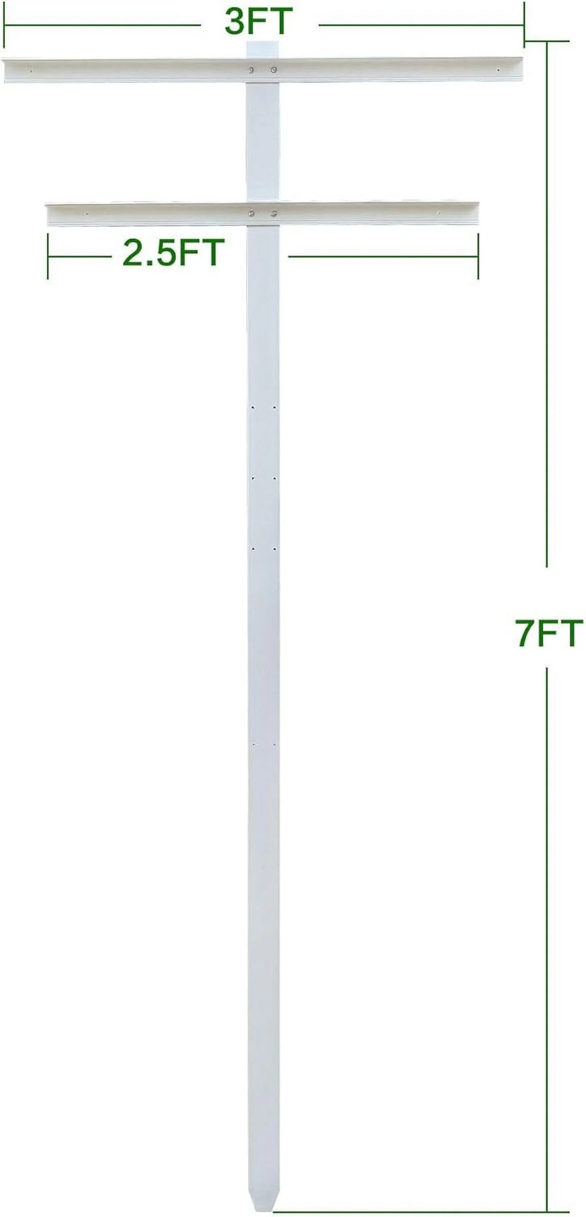 MRGARDEN 7-Feet Grape Vine Trellis, Heavy Duty 2pcs Set for Raspberry and Climbing , Outdoor Stake Vineyard Trellis, 2 Tall Trellises