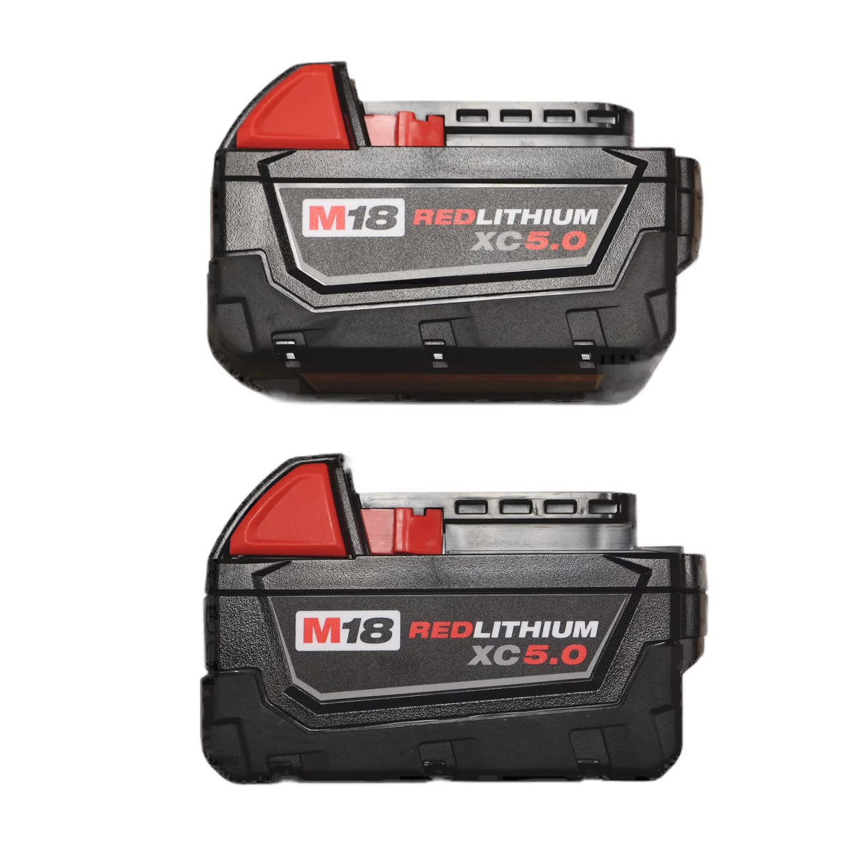 Milwaukee 48-11-1852 M18 REDLITHIUM XC 5.0Ah Extended Capacity 18V Battery Pack 2-Pack for Cordless Power Tools