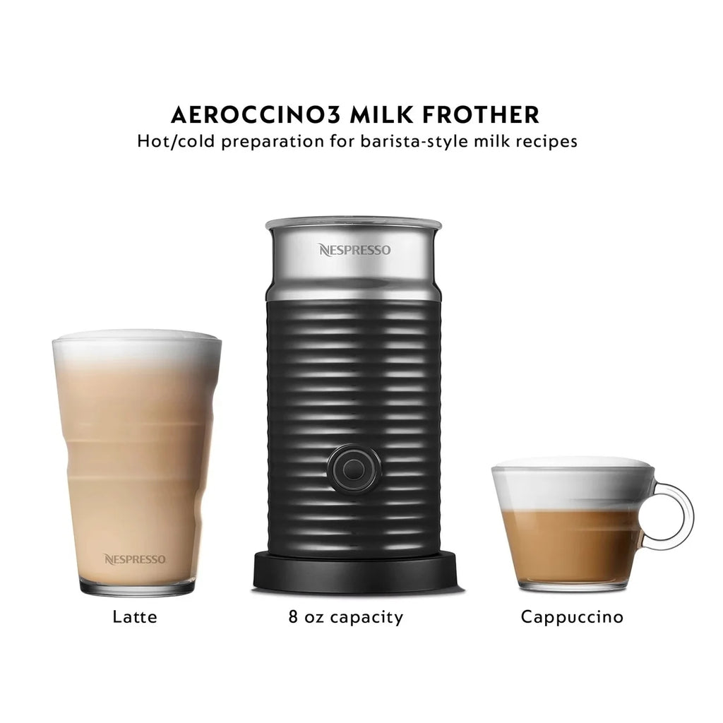 Nespresso Vertuo Next Deluxe by De Longhi, Dark Grey with Milk Frother
