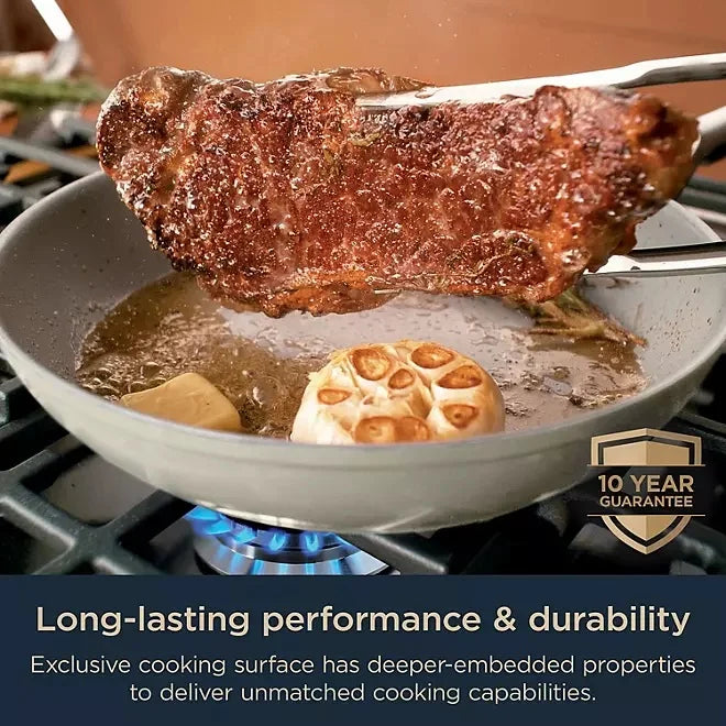 Ninja CW39012AST NeverStick Ceramic Pro 12-Piece Cookware Set