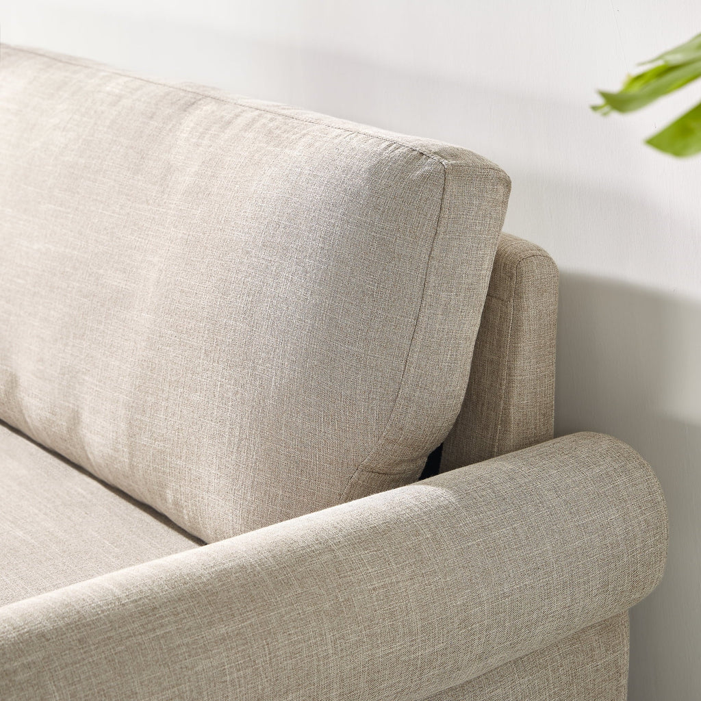 Zinus Josh 2-Seater Loveseat, Beige
