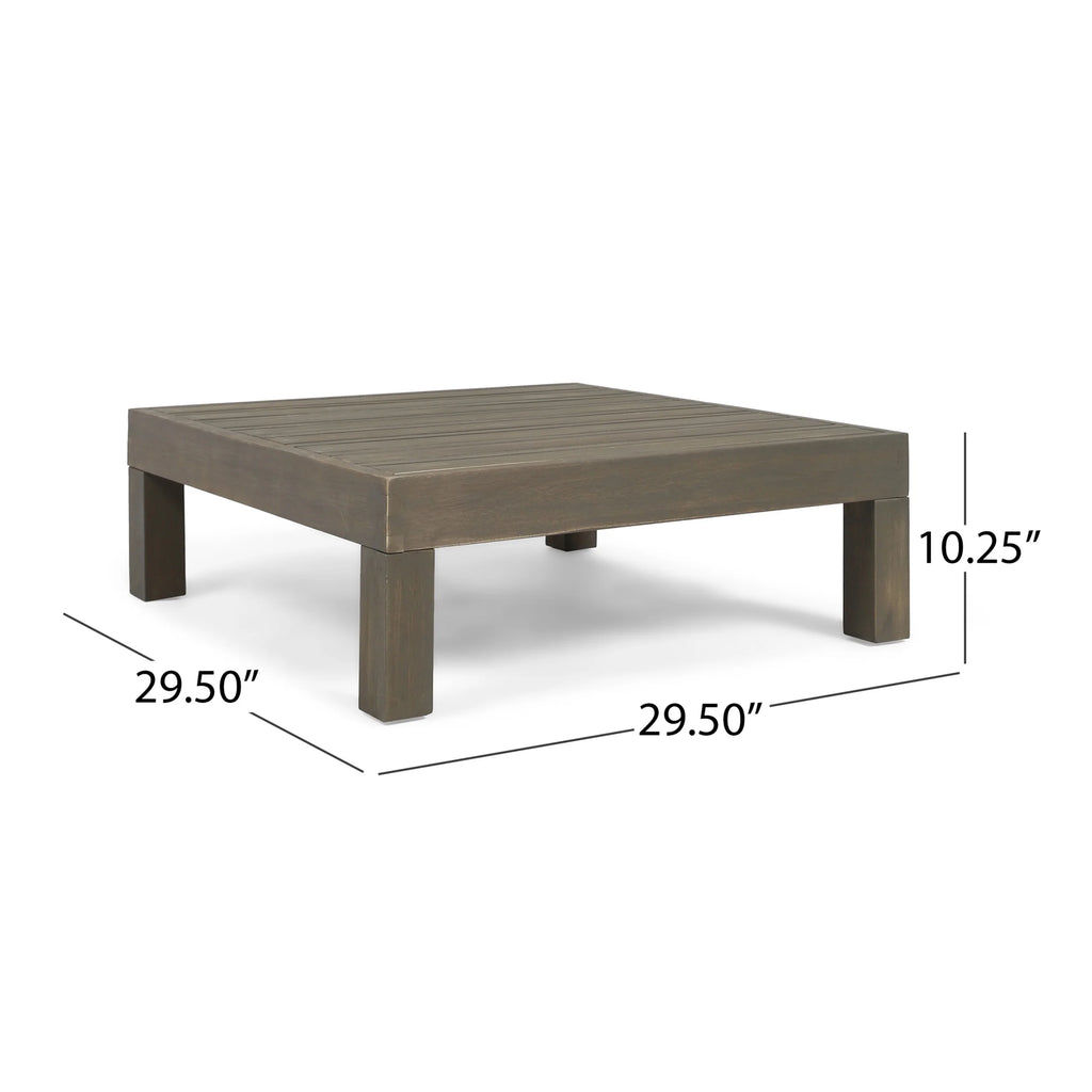 Kaena Acacia Wood Outdoor Coffee Table, Teak