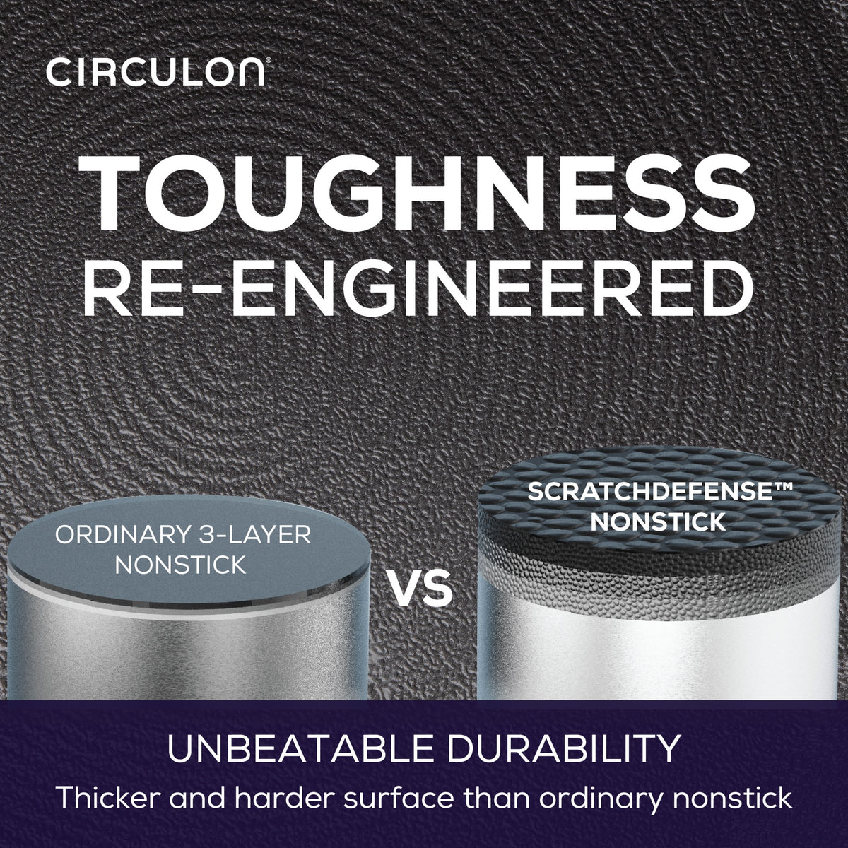 Circulon A1 Series 5-Quart Nonstick Induction Saut Pan with Tempered Glass Lid, Graphite