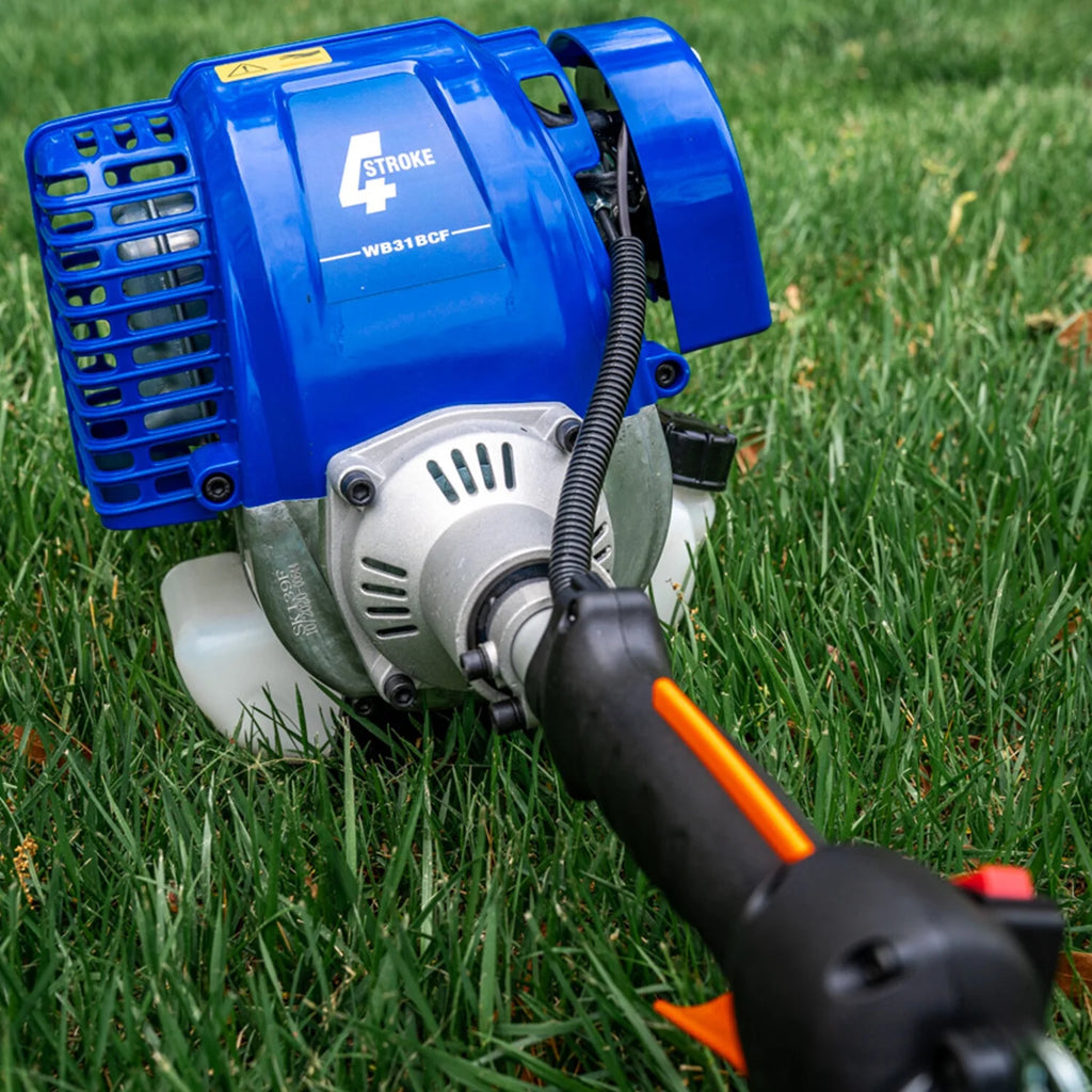 WILD BADGER POWER Weed Eater 31cc 17" Gas String Trimmer/Edger 4 Cycle with Brush Cutter