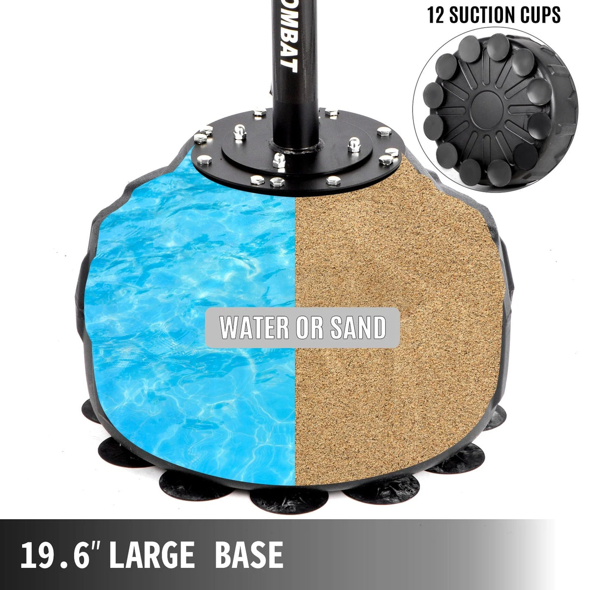VEVORbrand Boxing Speed Trainer, Rapid-Reflex Boxing Bar, Training Boxing Ball with Reflex Bar & Gloves, Solid Speed Punching Bag Free Standing, Adjustable Height, for Adult&Kid, with Two Ball