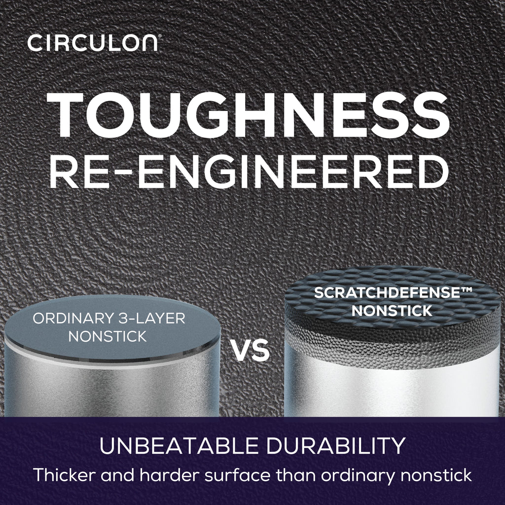 Circulon A1 Series 8 qt Stockpot with Scratch Defense Technology