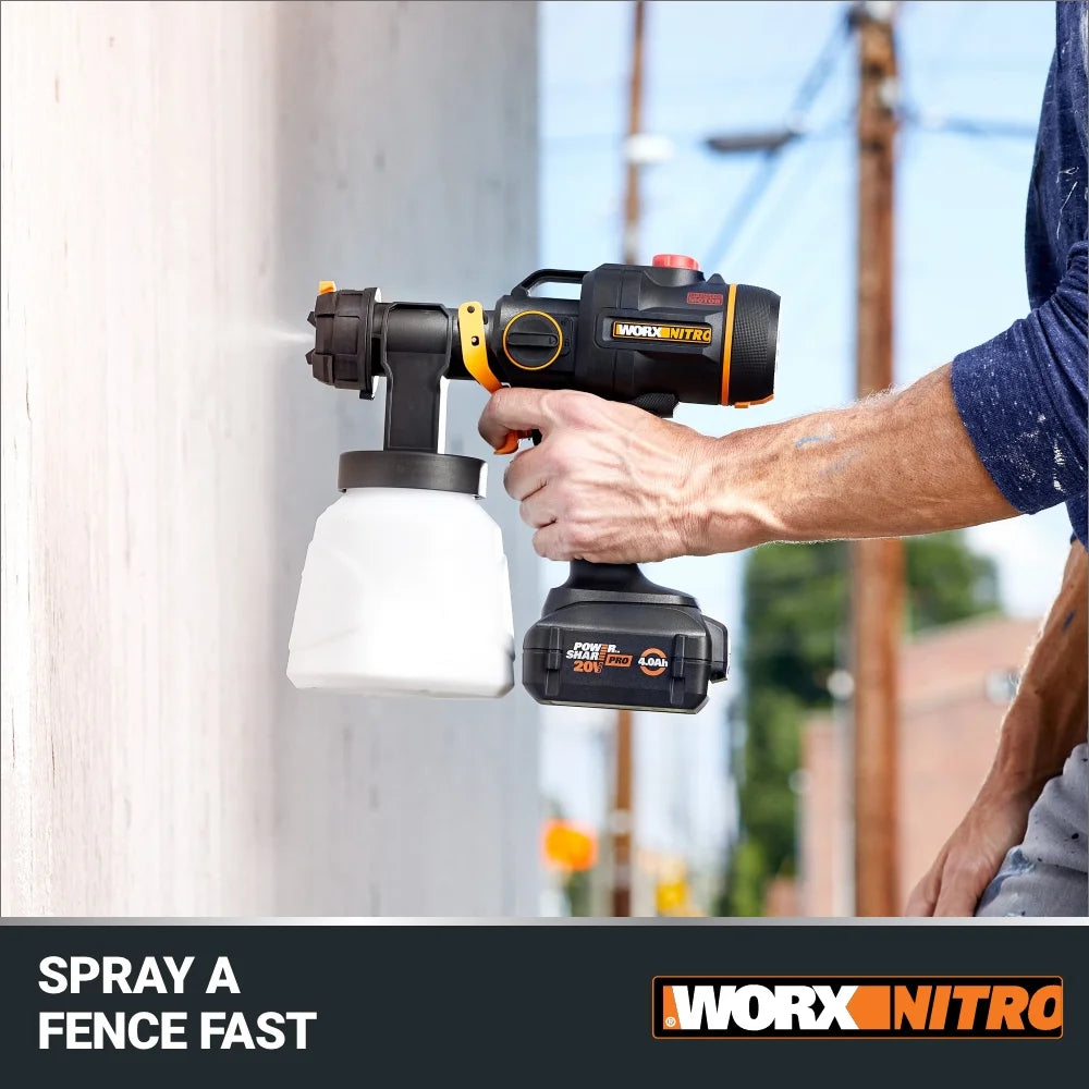 Worx Nitro WX020L.9 20V Cordless Paint Sprayer with Brushless Motor - Tool Only