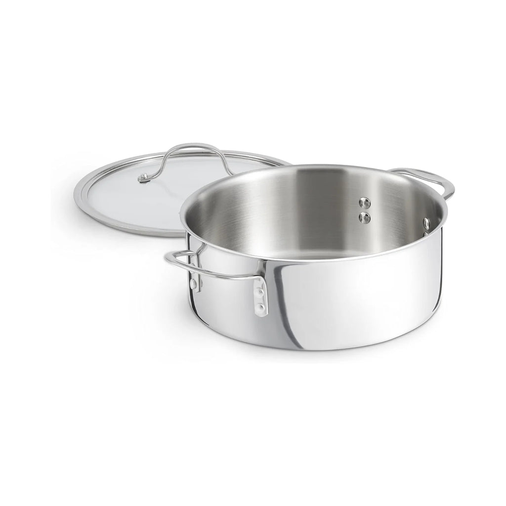 Calphalon Tri-Ply Stainless Steel Dutch Oven with Cover, 5 QT