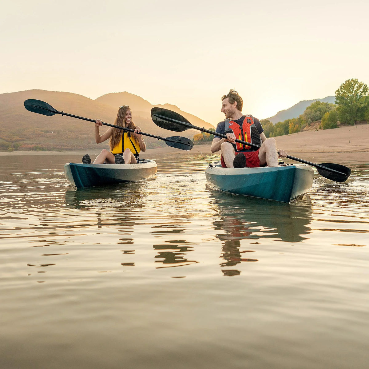 Lifetime 10.25 Ft. Kenai Sit-on-Top Kayak 2-Pack, Lightning Fusion (91210)