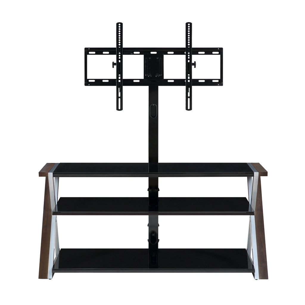 Whalen Xavier 3-in-1 Television Stand for TVs up to 70", Warm Ash
