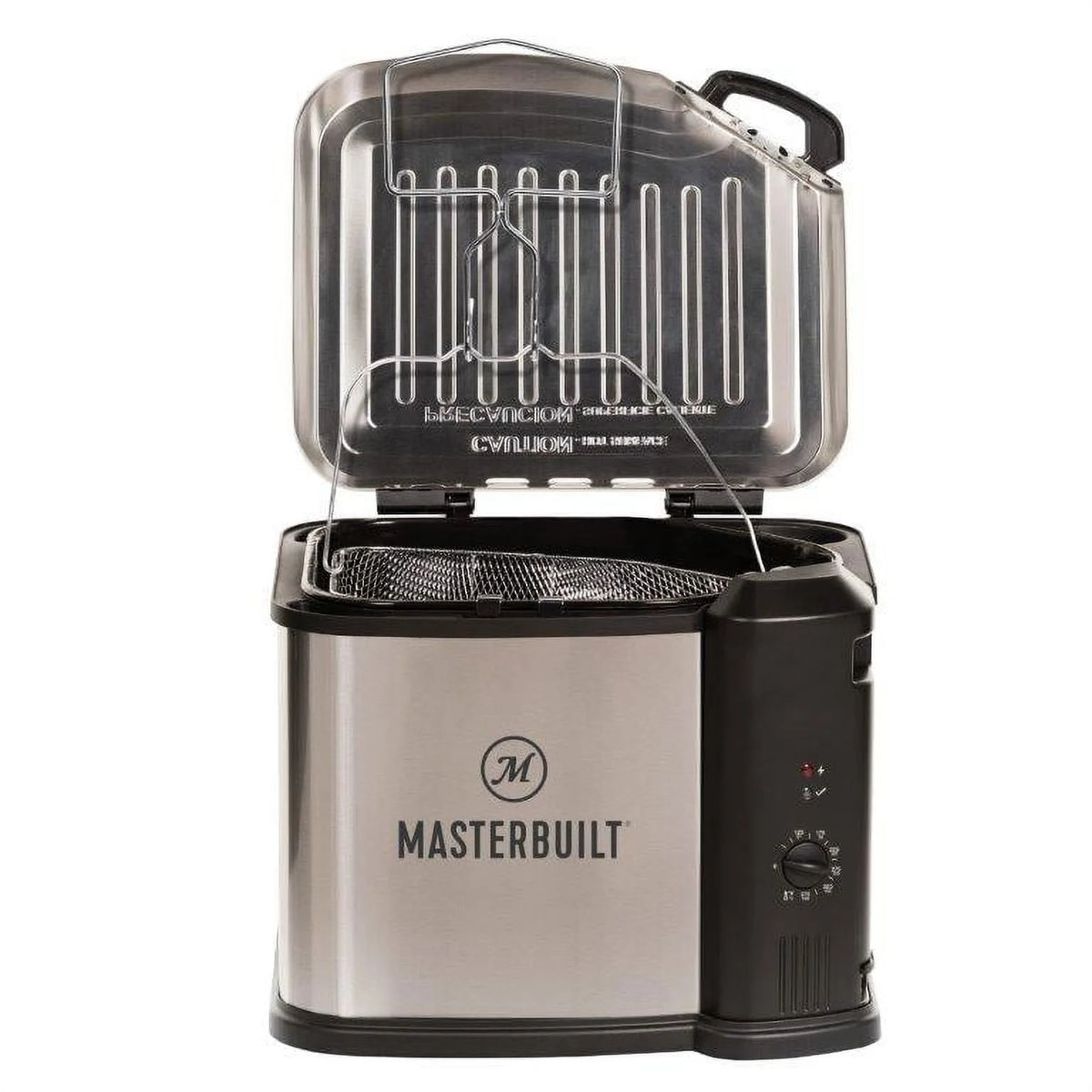 Masterbuilt 10 Liter XL Electric Fryer, Boiler, Steamer in Silver