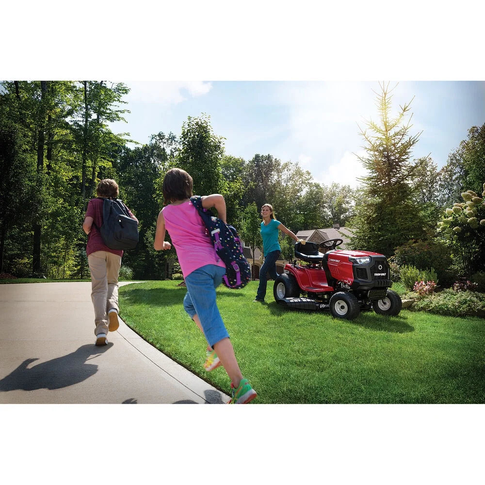 Troy-Bilt Pony 42 Riding Lawn Mower | 547cc Troy-Bilt Engine | 42" Side-Discharge | 7-Speed Shift On The Go Transmission