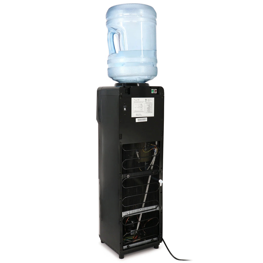 MegaChef Stainless Steel Bottom Load Hot and Cold Water Dispenser 5 Gallon Water Cooler